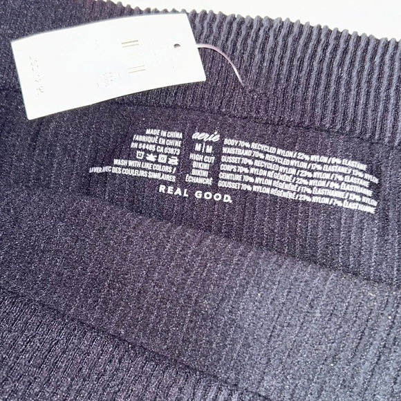 Aerie High Cut Bikini Underwear 2 Pack Size Medium NEW - Picture 3 of 3